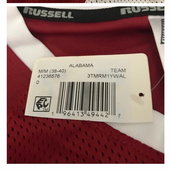 Alabama Crimson Tide Football Jersey “18” SIZE 38-40 - Picture 7 of 7